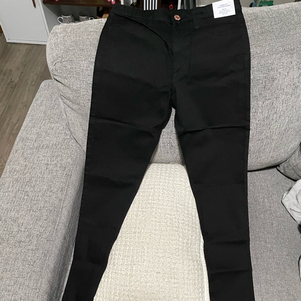NWT h&m girls black skinny jeans